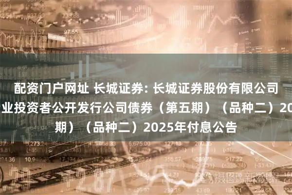 配资门户网址 长城证券: 长城证券股份有限公司2021年面向专业投资者公开发行公司债券（第五期）（品种二）2025年付息公告